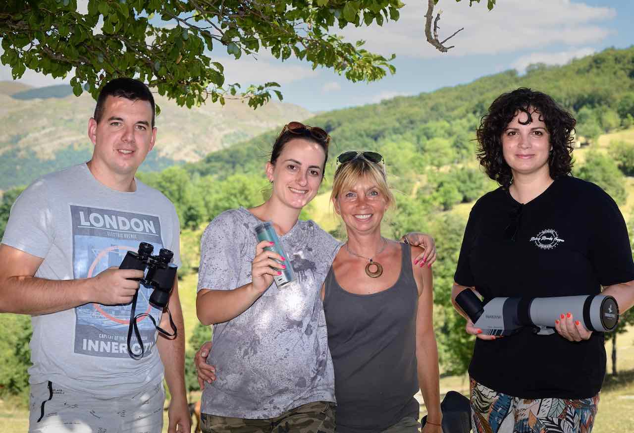 Wildlife Montenegro (Stefan Ralević, Belma Šestović, Marina Đurović) (Photo: Albin Hunia)
