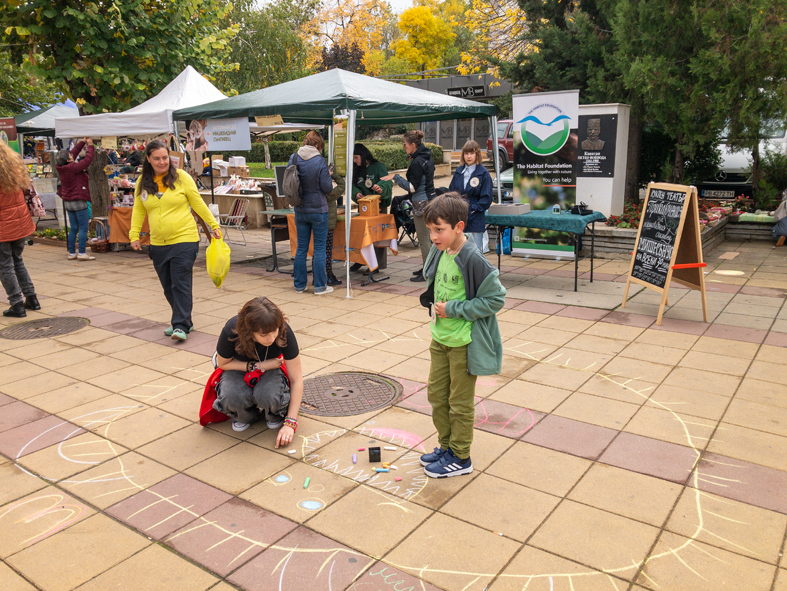 Streetart at the Imperial eagle festival in Topolovgrad (Photo: Dennis Wansink)